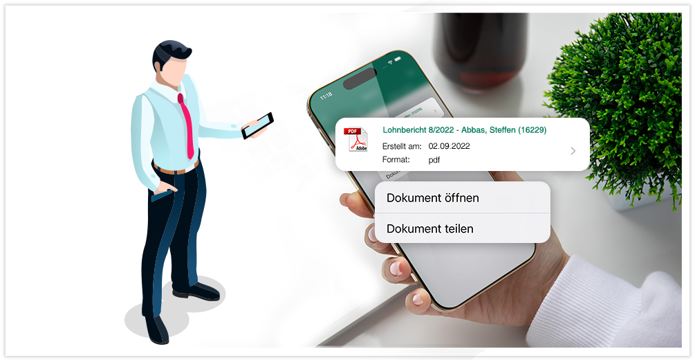 PD-Lohn - Lohnnachweise per App oder Web