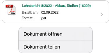 PD-Lohn - Lohnnachweise per App